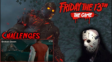 Friday the 13th the game - Gameplay 2.0 - Challenge 1 - Savini Jason
