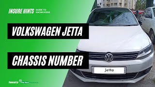 Volkswagen Jetta 2012 Chassis Number Location