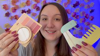 ASMR | Wooden Hair, Makeup, and Skincare (Compilation)