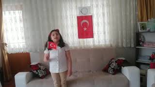 23 Nisan Şarkısı Yıldızımız Beren Söylüyor