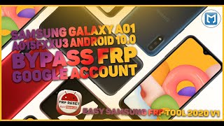 Samsung Galaxy A01 A015F\ U3 Android 10.0\ Bypass FRP Google Account\ Разблокировка(сброс) аккаунта