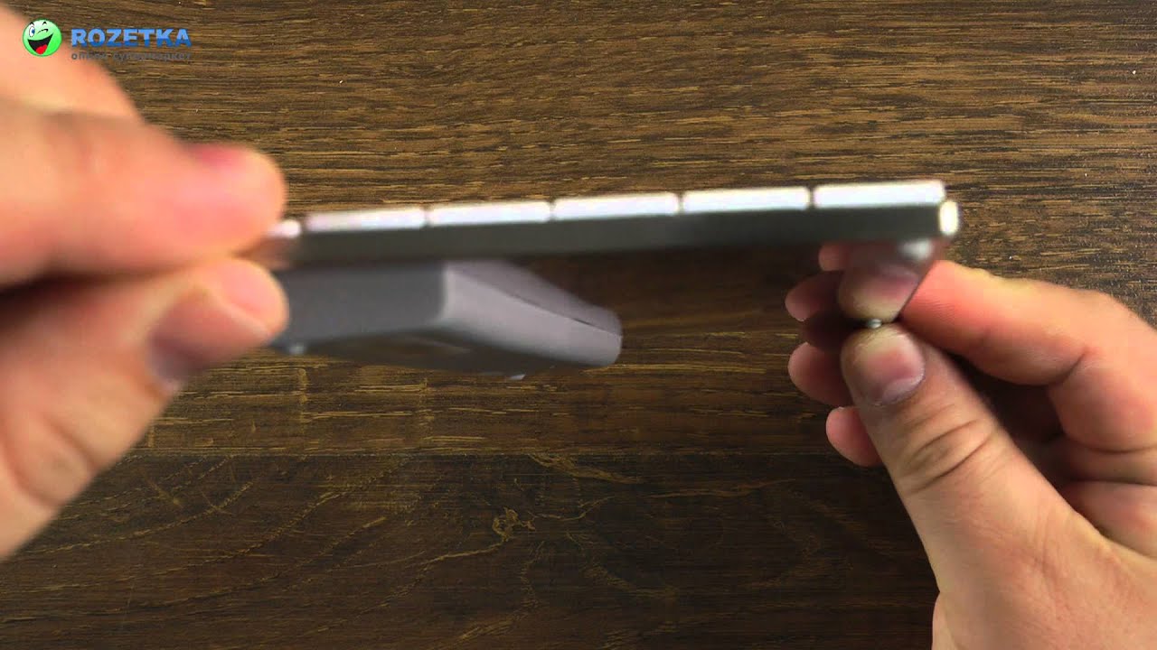 Распаковка Rapoo Bluetooth Keyboard for iPad E6300 White