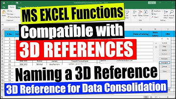 3D Reference in Excel