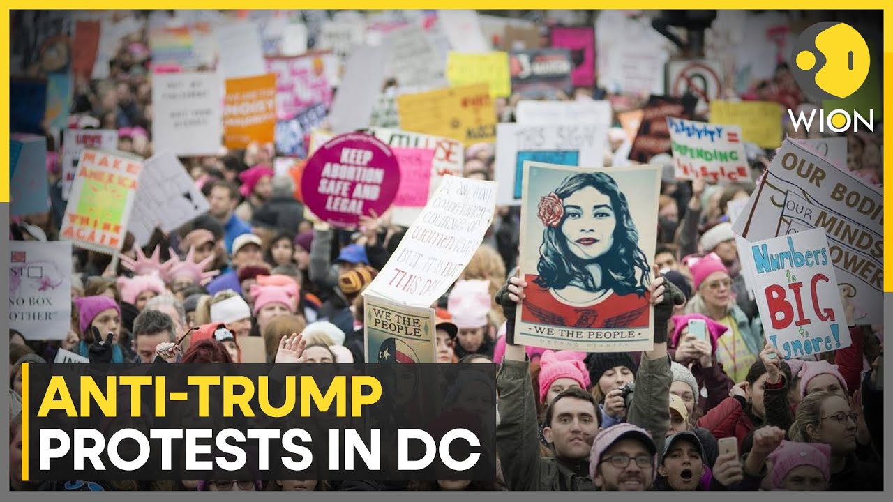 Demonstrators Crowd DC Streets Demanding Trump's Impeachment | WION