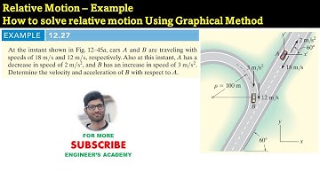 Relative Motion of Two Particles | Dynamics Hibbeler 14th edition | Engineers Academy