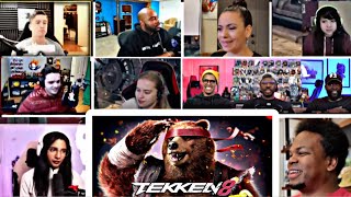 Tekken 8 Kuma gameplay Reveal Trailer Reaction Mashup