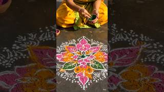 colourful rangoli designs #creativerangoli #rangoli #indianrangole #easyrangoli #art #muggulu #ai