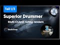 Superior Drummer 3 Masterclass [1/3]: Multi-Output Instrumente in Audio umwandeln