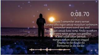 Story WA baper.  Nungguin matahari terbenam. Simple plan summer Paradise