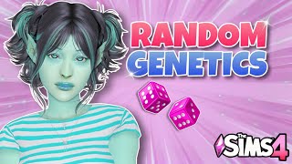 *RANDOM* Genetics!! Sims 4 CAS Challenge