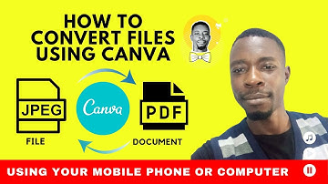How to Convert Documents using Canva App (alternative JPEG to PDF file covertion using canva)