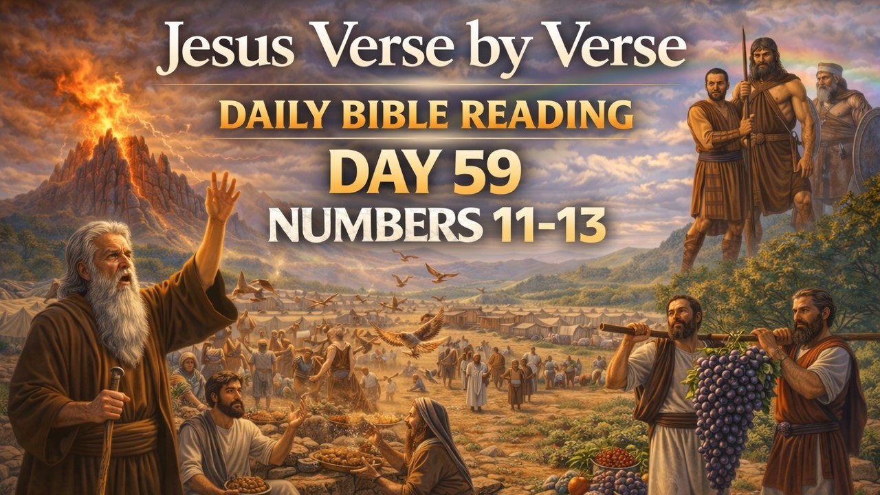 📖 Bible in a Year - Day 59: Numbers 11–13 (Grumbling, God’s Provision, and the The Promised Land)