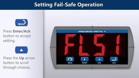 Trident Programming Series - Setting The Fail Safe Operation