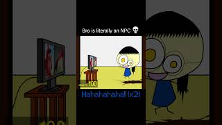 Bro is literally an NPC #fypage #fyou