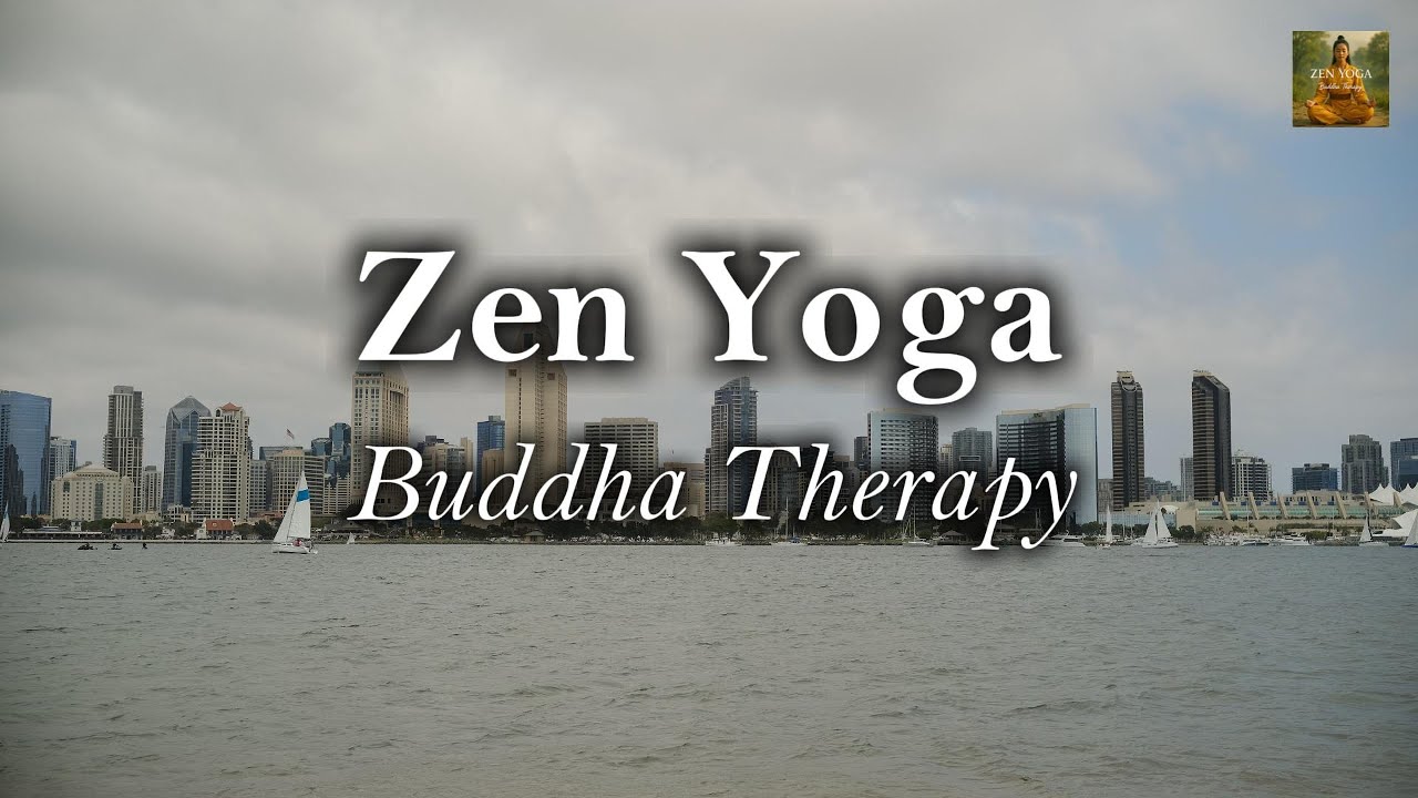 4K City Skyline | Zen Yoga [FULL MEDITATION ALBUM] | Buddha Therapy