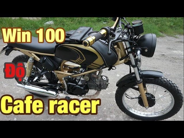 Chi 20 triệu đồng lột xác Honda Win với phong cách cafe racer