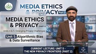 Media Ethics and Laws | Course Code 9281 | Unit 05 | IMedia Ethics and Privacy Part II