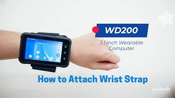 【Wearable Computer】WD200 How to Attach Wrist Strap
