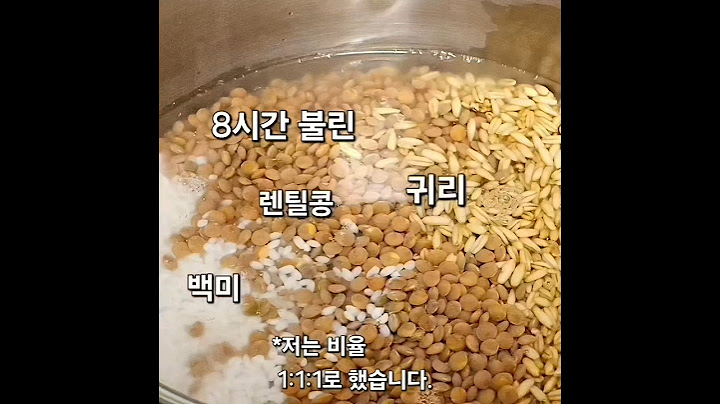 [저속노화밥] "늙기 싫은 사람들이 먹는 밥"😋