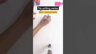 Prewriting series Ep:2 Joining 2 dots activity | Activity to improve child’s writing skill✍️#tricks
