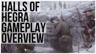 Halls of Hegra Gameplay Overview | Tompet Games | Solitaire WW2 Wargame | Solo Board Game screenshot 2