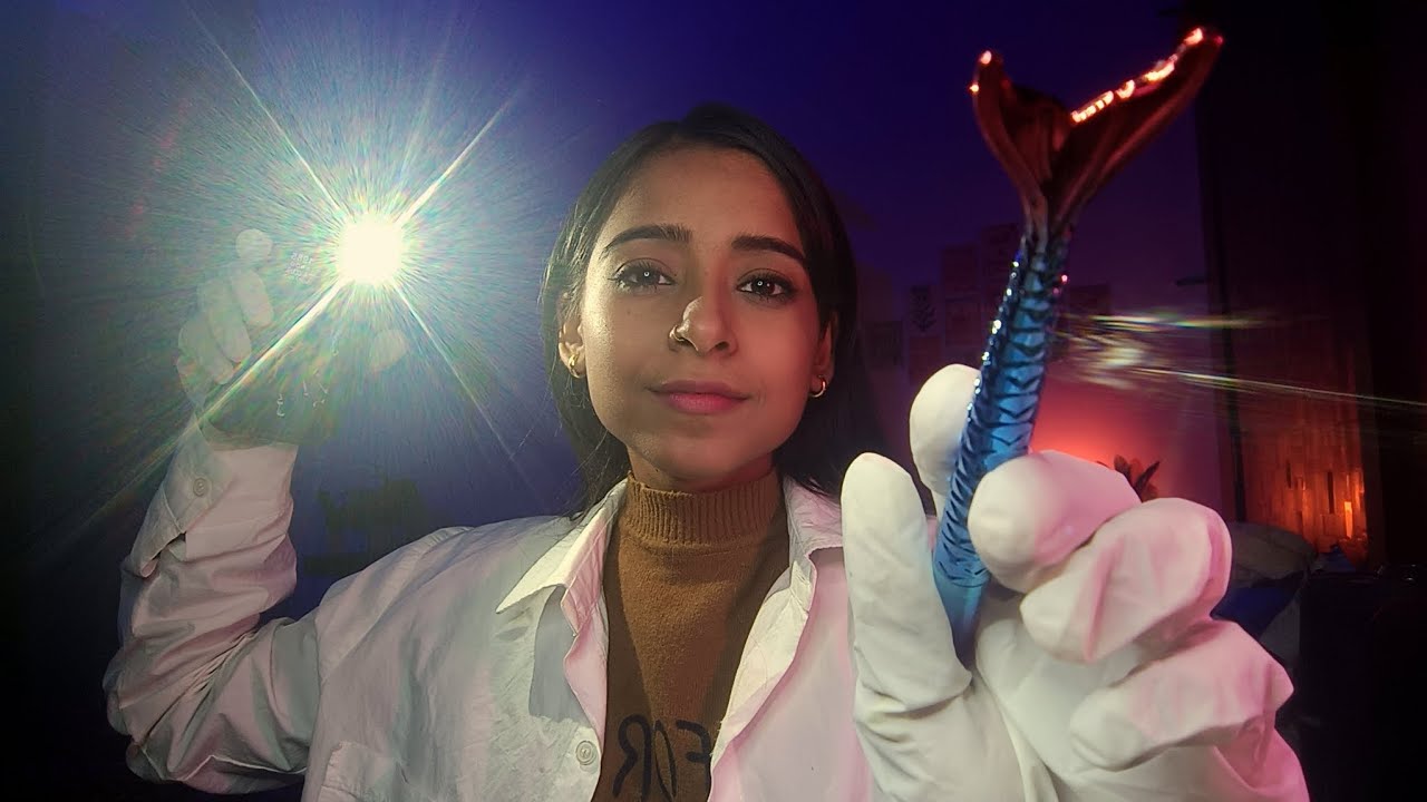 ASMR-обследование черепных нервов для сна 💤 😴 (тихая речь + индивидуальное внимание)