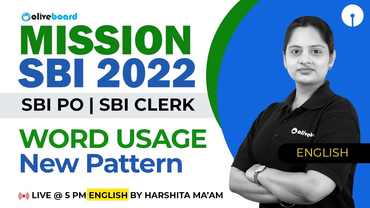 Mission SBI PO/Clerk 2022 | English | New Pattern Word Usage | SBI PO English | SBI Clerk English