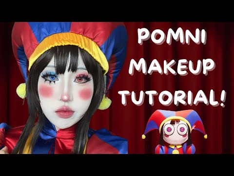 Pomni Makeup Tutorial for cosplay or Halloween!