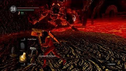 Dark Souls Remastered: Centipede Demon SL1 NG+6 no roll/block/parry/rtsr