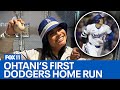 Dodgers offer fan 2 signed hats bat ball for shohei ohtanis home run ball