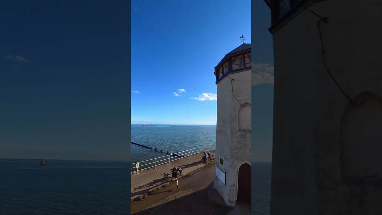 Batemans Tower on the coast of England 