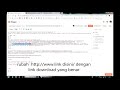 cara membuat tombol download sederhana di blogger