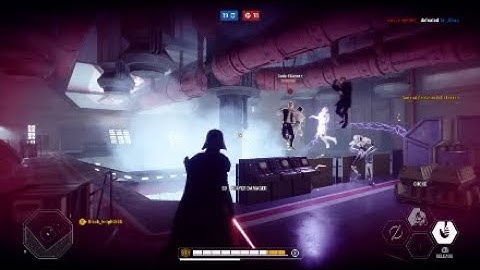 Darth Vader kills jedi wih ease by force choke! |SWB2|
