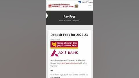 Allahabad university BA 2nd year fee payment process //#allahabaduniversity //#AU // #feepayment