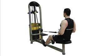 Seated Cable Row, Double D Handle  -  KNOW-HOW GET IN SHAPE screenshot 2