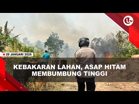KEBAKARAN LAHAN 3 HEKTARE DI SENGGARANG , ASAP HITAM MEMBUMBUNG TINGGI | U-NEWS
