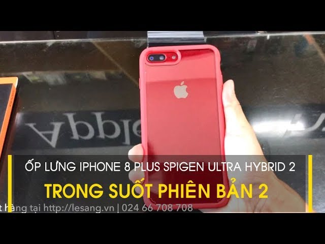 LÊ SANG | Ốp lưng iPhone 8 Plus / 7 Plus Spigen Ultra Hybrid 2 trong suốt phiên bản 2