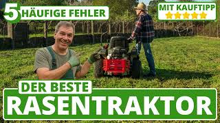 Bester Rasentraktor 2026 - 5 häufige Fehler beim Kauf Bester Rasentraktor 2026 - 5 häufige Fehler beim Kauf