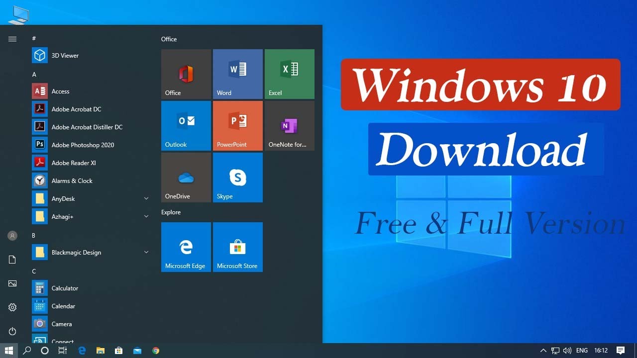 How to download windows 10 latest ios file for free and install youtube