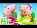 Les recettes prfres de george et peppa pig  famille en peluche  jouets pour enfants