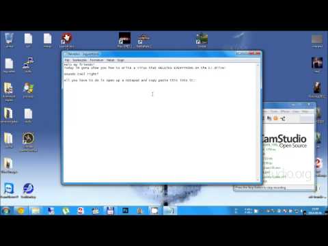 Create Binary Virus To Format Hard Disk @ without programming skills