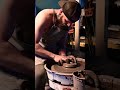 Stoneware pottery, making an altar bowls #pottery #handmade #art #veteran #tattoo #ceramic #clay
