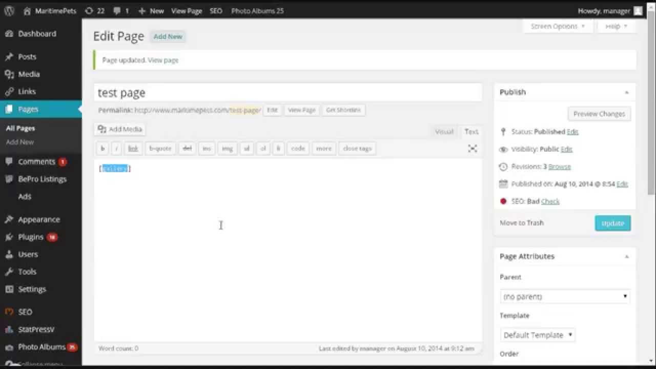 What are wordpress shortcodes