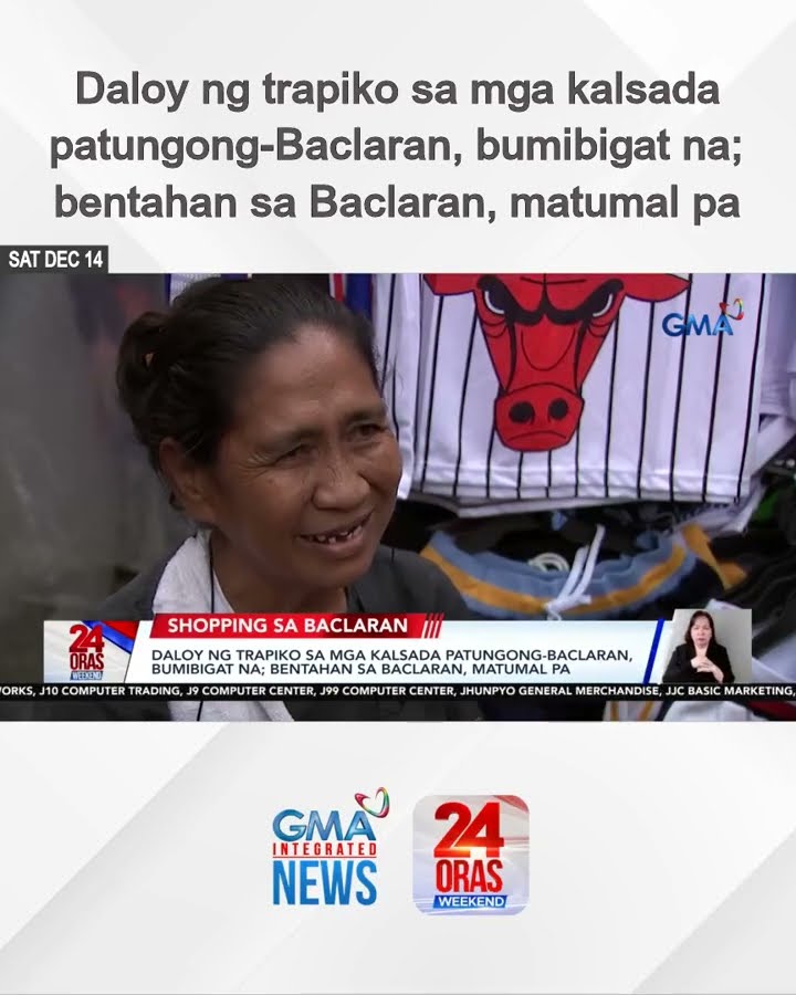 Daloy ng trapiko sa mga kalsada patungong-Baclaran, bumibigat na; bentahan sa... | 24 Oras Weekend