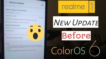 Realme 1 New April Update Before ColorOS 6 ||  Bugs Fixed, Android Security Patch Update