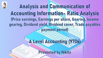 Cambridge A Level Accounting- Ratio Analysis- (Part 1/4)