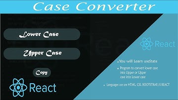 How to Convert Text from Lowercase to Uppercase in React JS