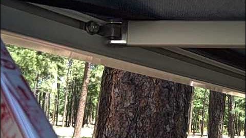 RV awning de-flappers