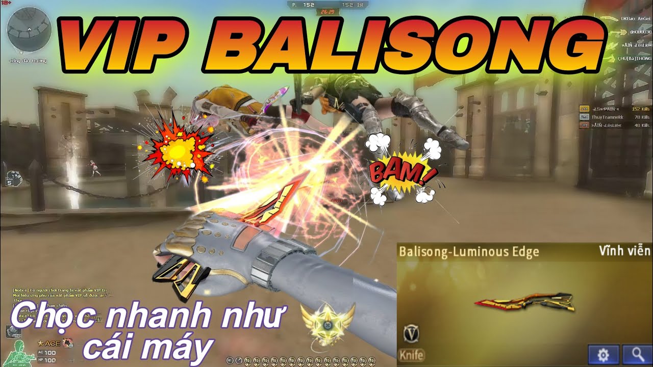 VIP BALISONG | Dao Bướm Vip Chọc Như Cái Máy | Đột kich CFVN