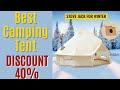 Vevor 4 12 person camping tent 3 7m waterproof cotton canvas bell tent review
